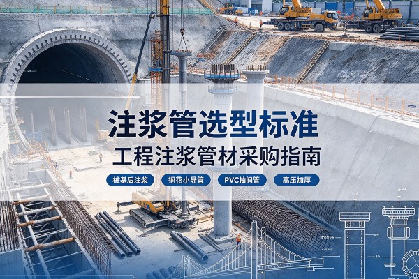 西藏注浆管选型标准
