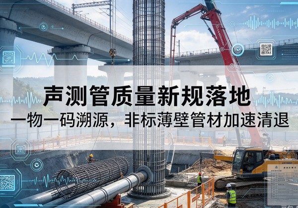 西藏声测管质量新规落地，一物一码溯源，非标薄壁管材加速清退