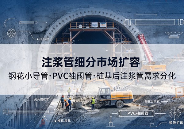 西藏注浆管细分市场扩容，隧道钢花小导管、PVC 袖阀管、桩基后注浆管需求分化